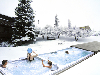 Swim-Spa im Winter